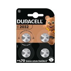 2032 4'lü Düğme Pil - 3 Volt