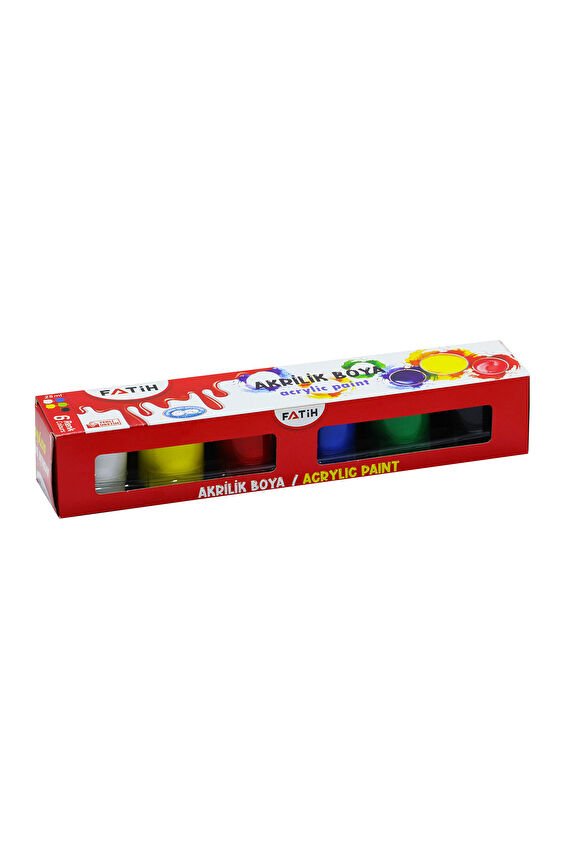 Fatih Akrilik Boya 25ml 6'lı ü