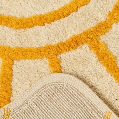 Soft Sun Tufting Banyo Paspası - Ekru - 60x90 cm