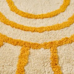 Soft Sun Tufting Banyo Paspası - Ekru - 60x90 cm