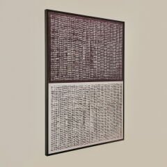 Deco Otilie Kanvas Tablo - Siyah / Krem - 120x90 cm