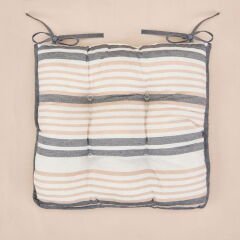 Soft Mimpi Sandalye Minderi - Ekru / Renkli - 43x43 cm
