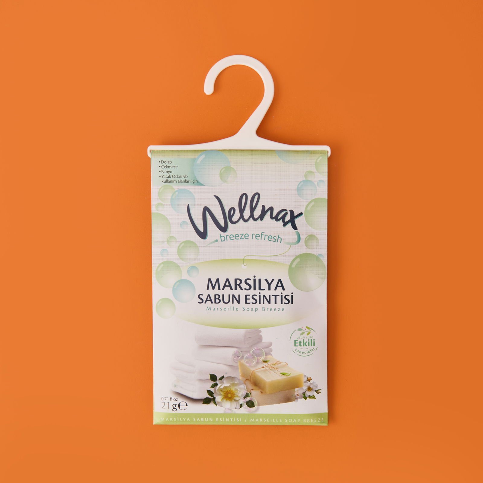 Dolap ve Çekmece Koku Kesesi - Marsilya Sabunu - 21 gr