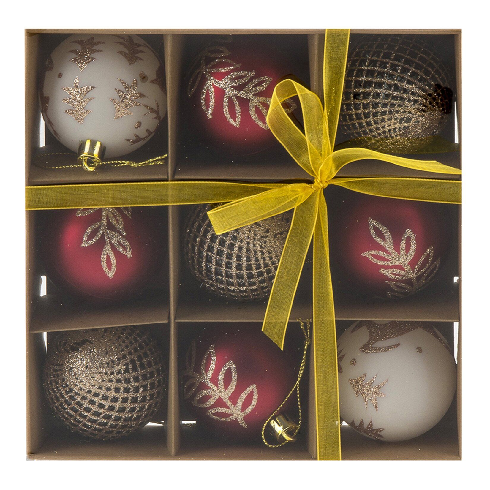 Snow Angels 6 Cm 9'Lu Yılbaşı Topu