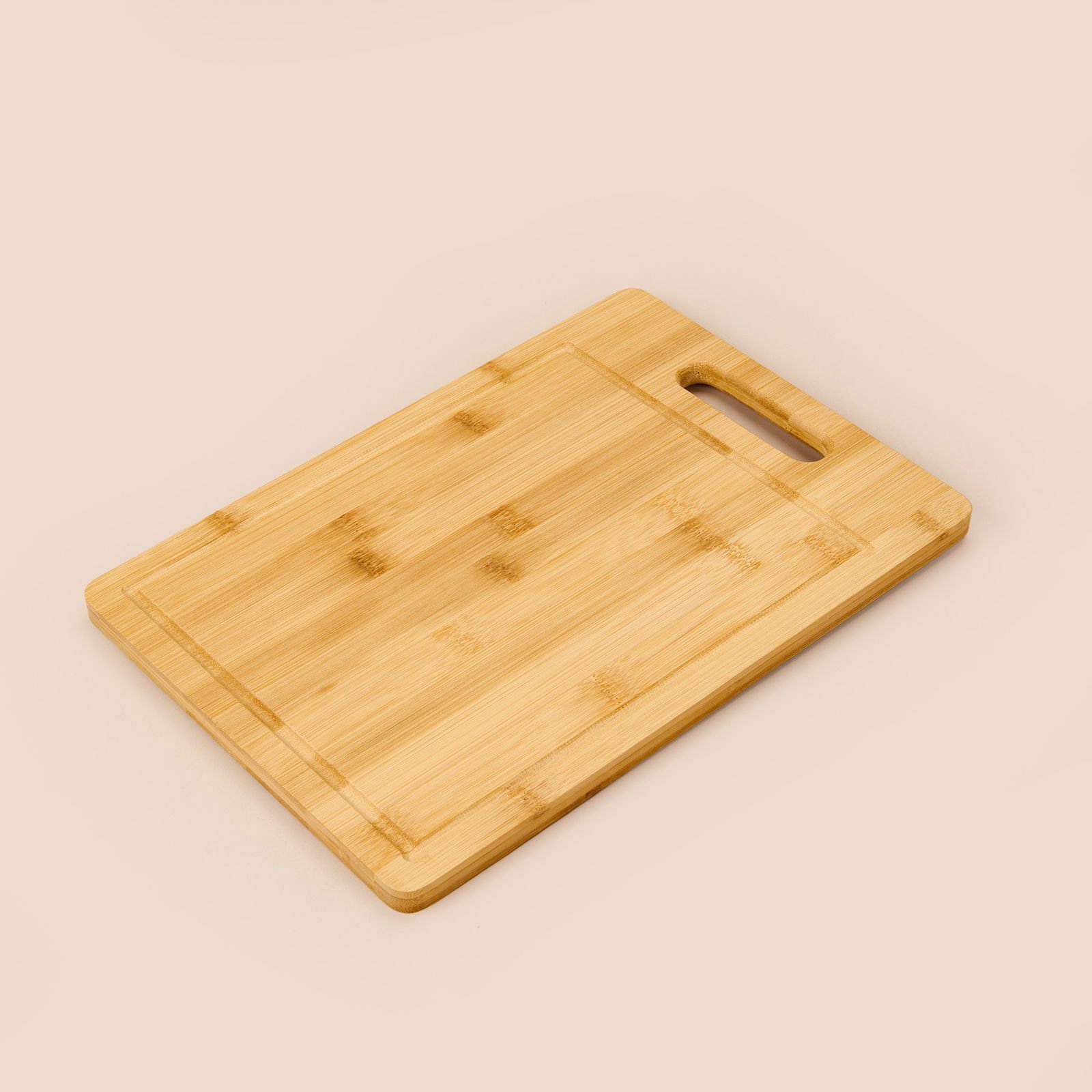 Bambu Kesme Tahtası - Açık Kahverengi - 22x32 cm