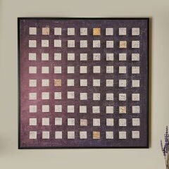 Deco Darkness Kanvas Tablo - Siyah - 100x100 cm