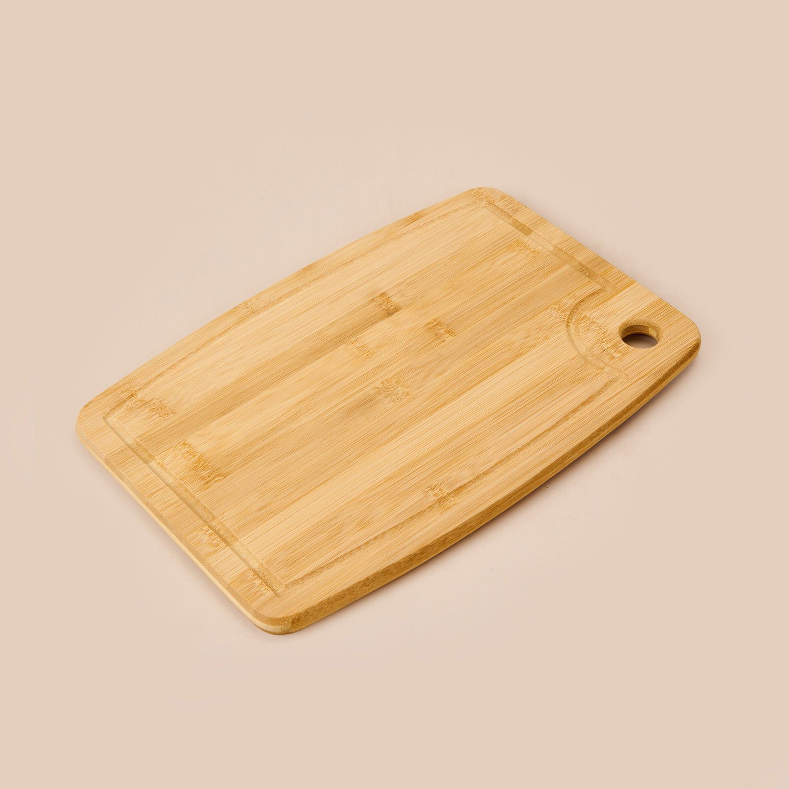 Bambu Kesme Tahtası - Açık Kahverengi - 22x32 cm