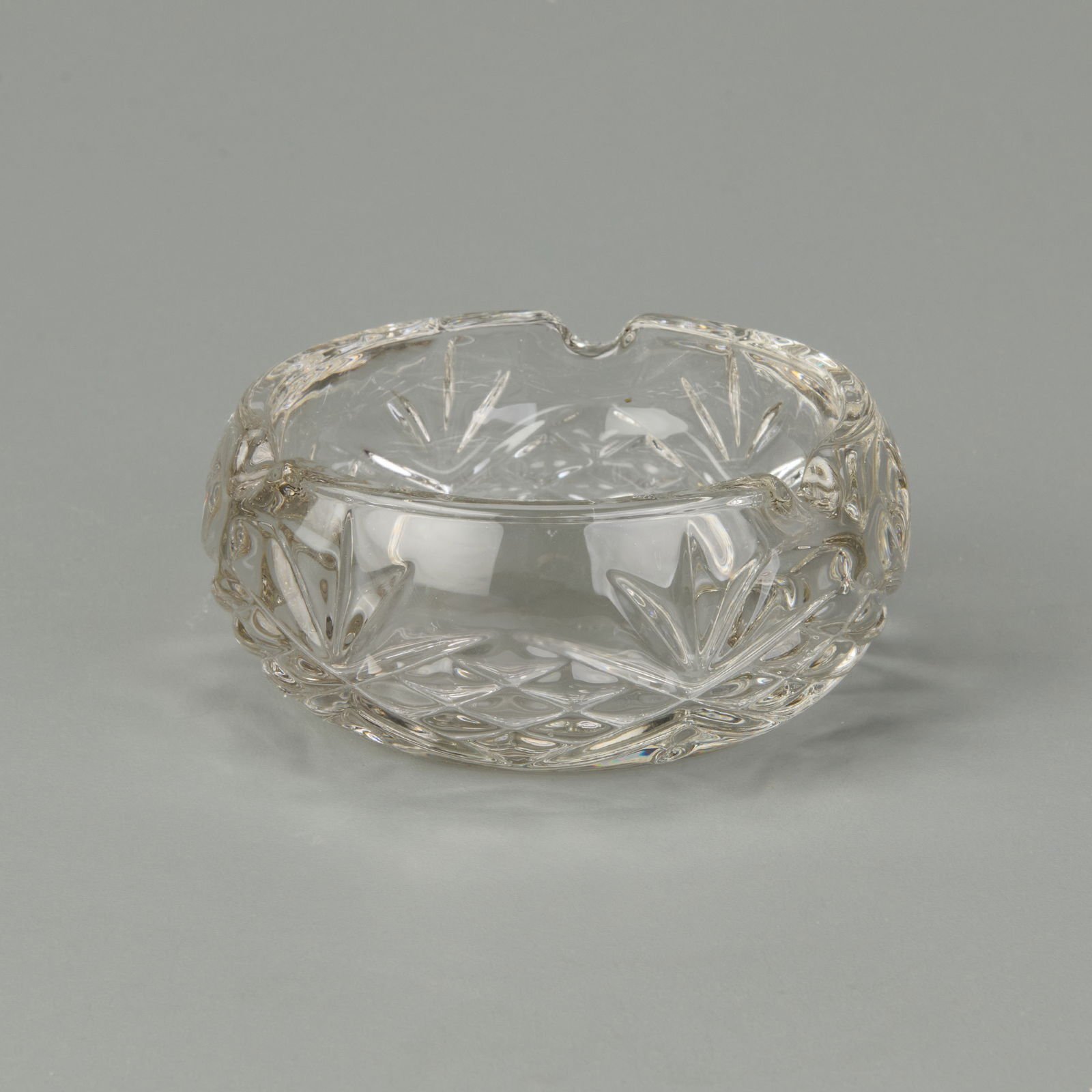 Soga Yuvarlak Cam Küllük - Şeffaf - 9,5 cm