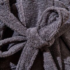 Soft Gent Erkek Bornoz - Antrasit - L / XL