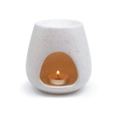 Deco Enyo Seramik Buhurdanlık - Krem - 11 cm