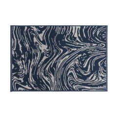 Soft Digital Blue Ayak Havlusu - Lacivert - 50x70 cm