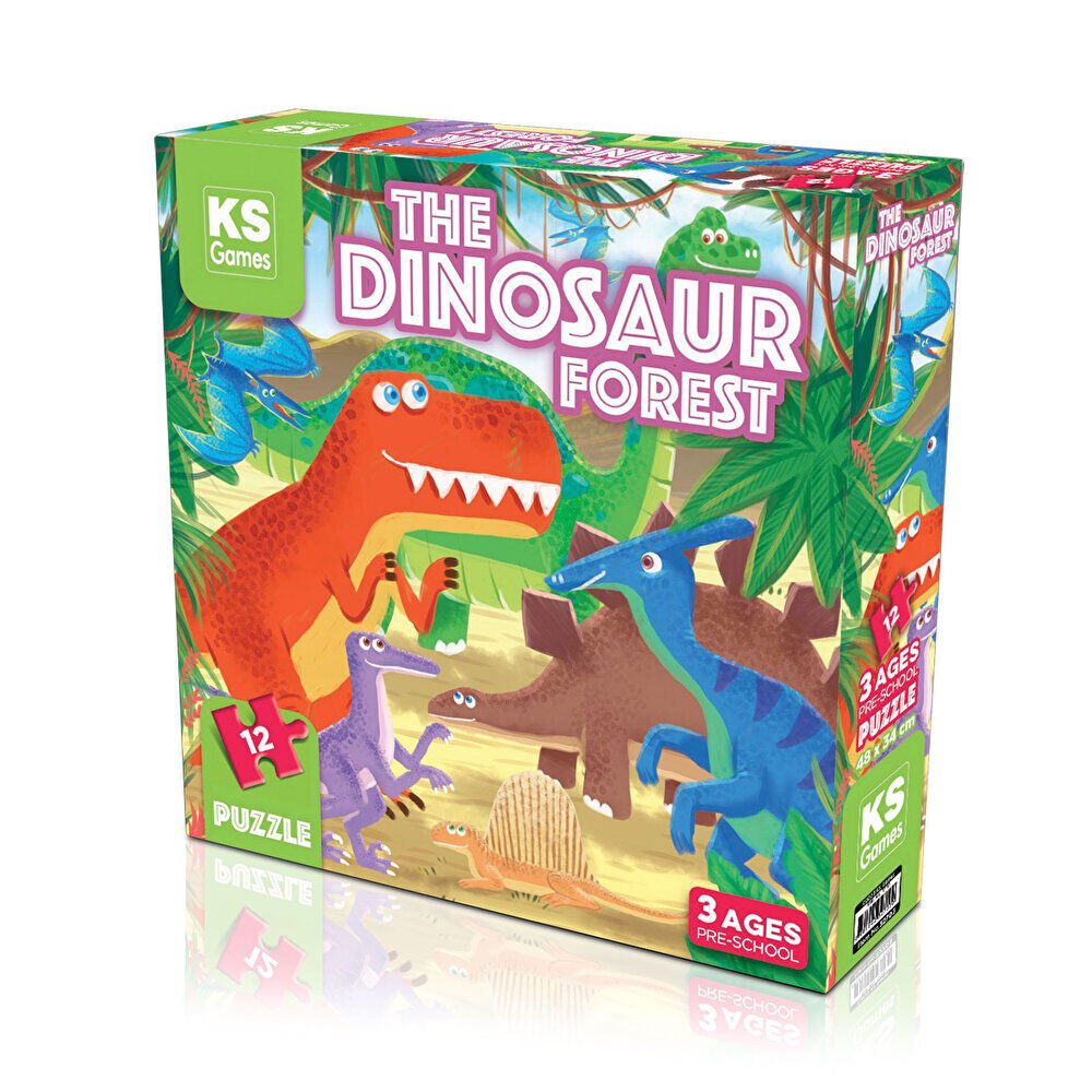 The Dinosaur Forest 12 Parça Puzzle 1 Adet