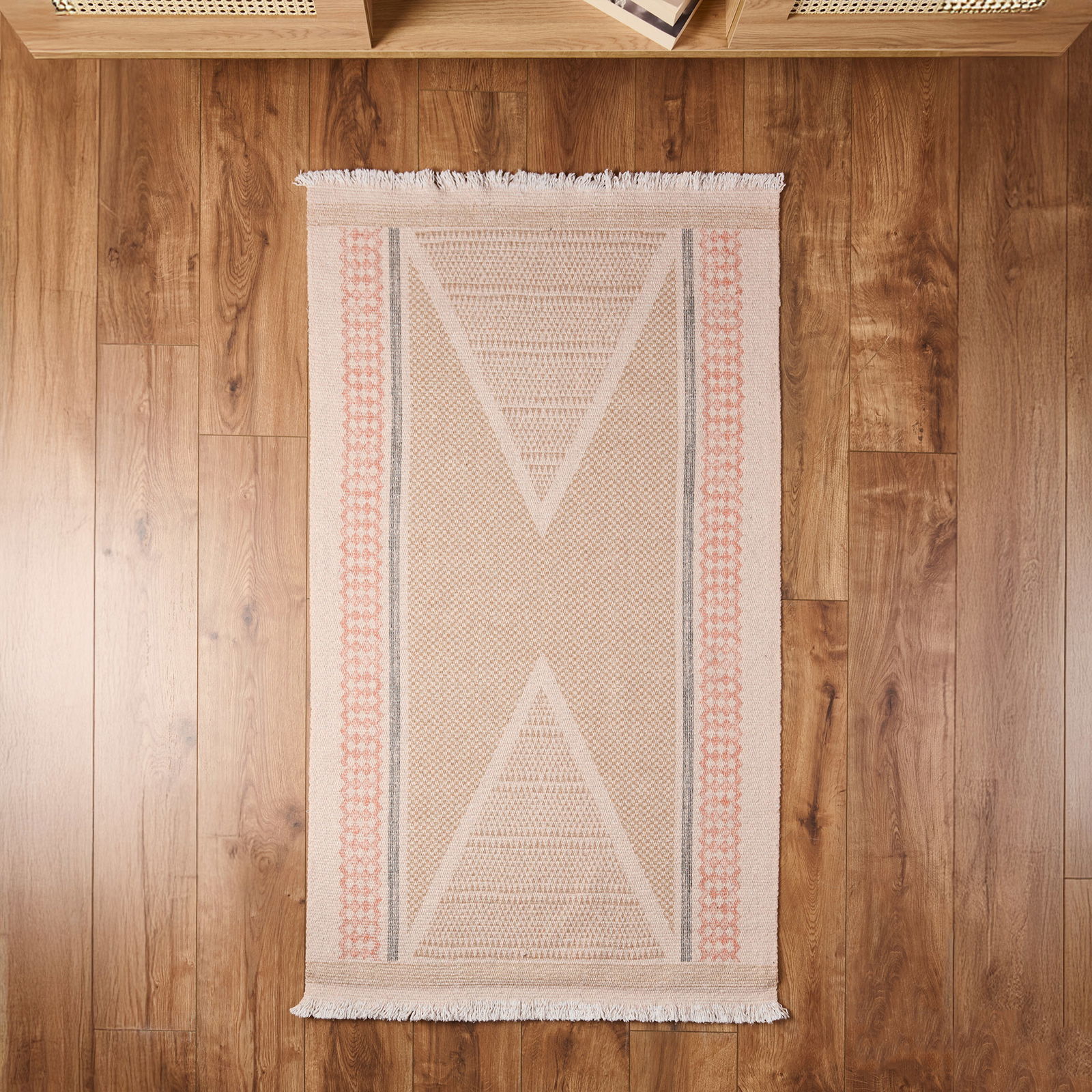 Soft Trikon Kilim - Bej - 80x150 cm
