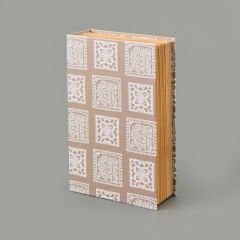 Deco La Vie Boheme Dekoratif Kutu - Bej - 19,5x12x5 cm