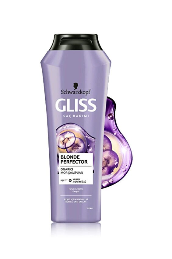 Gliss Mor Şampuan 250Ml Blonde Perfector