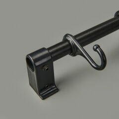 Ahmet Askı Rayı - Siyah - 53 cm