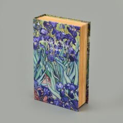 Deco Irises Dekoratif Kutu - Mavi / Yeşil - 19,5x12x5 cm