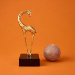 Deco Giraffe Dekor - Gold - 27 cm
