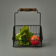 Ahmet Tel Sepet - Siyah - 20 cm