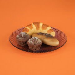 Kitchen 4'lü Tabak - Mavi - 21 cm