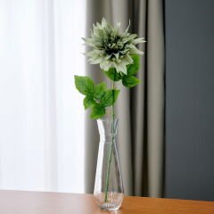 Dekoratif Dahlia Yeşil Yapay Çiçek - 64 cm