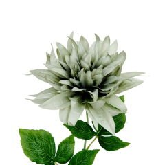 Dekoratif Dahlia Yeşil Yapay Çiçek - 64 cm
