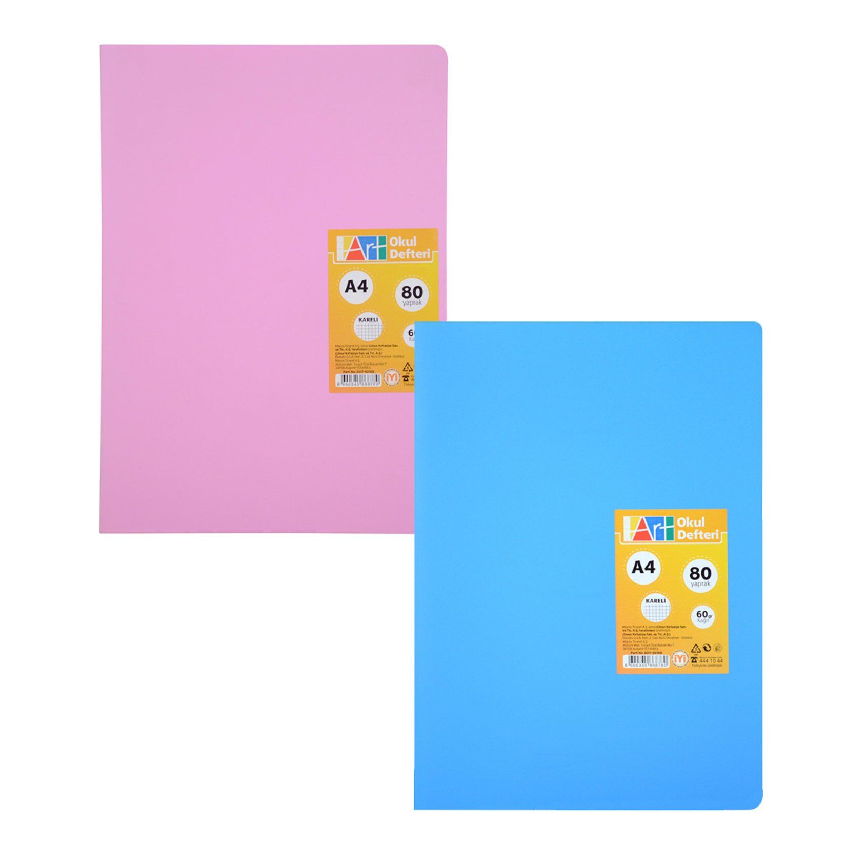 Kulinart Pp Kapak A4 80 Yaprak Çizgili Defter