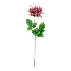 Dekoratif Dahlia Kahverengi Yapay Çiçek - 64 cm