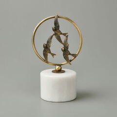 Deco Kırlangıç Dekor - Bronz - 19 cm