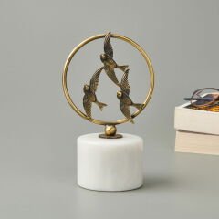 Deco Kırlangıç Dekor - Bronz - 19 cm