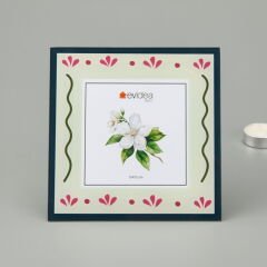 Deco Jardin Çerçeve - Renkli - 10x10 cm