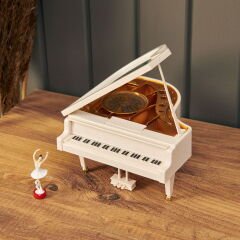 Balerinli Piyano Tasarımlı Müzik Kutusu