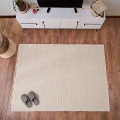 Soft Punkt Rutenna Halı - Ekru - 120x180 cm