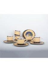 Aryıldız Perline Kahve Fincan Seti 6lı
