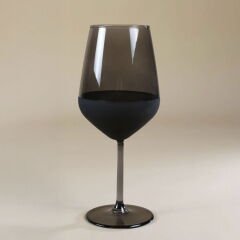 Matte 4'lü Ayaklı Bardak - Siyah - 490 ml