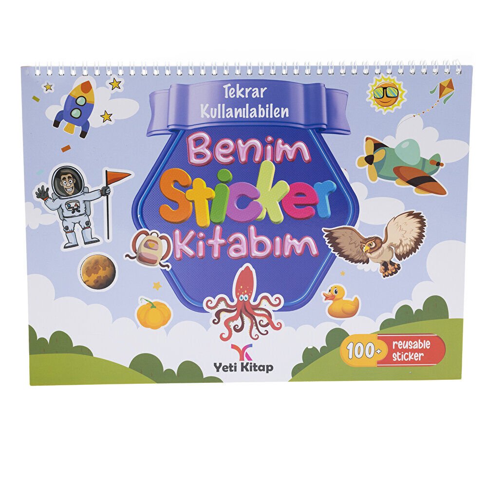 Tekrar kullanılabilen sticker kitabım 1 Adet
