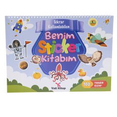 Tekrar kullanılabilen sticker kitabım 1 Adet