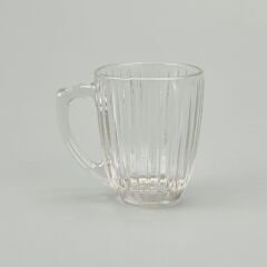 Glass Cam Kulplu Bardak - Şeffaf - 230 ml