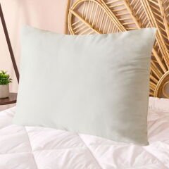 Microfiber Yastık - Beyaz - 50x70 cm