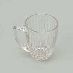 Glass Cam Kulplu Bardak - Şeffaf - 230 ml