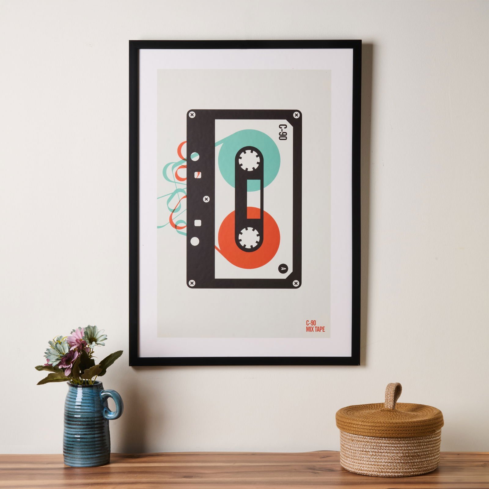 Deco Cinta Tablo - Renkli - 70x50 cm