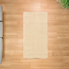 Soft Otantik Dekoratif Halı - Bej - 80x150 cm