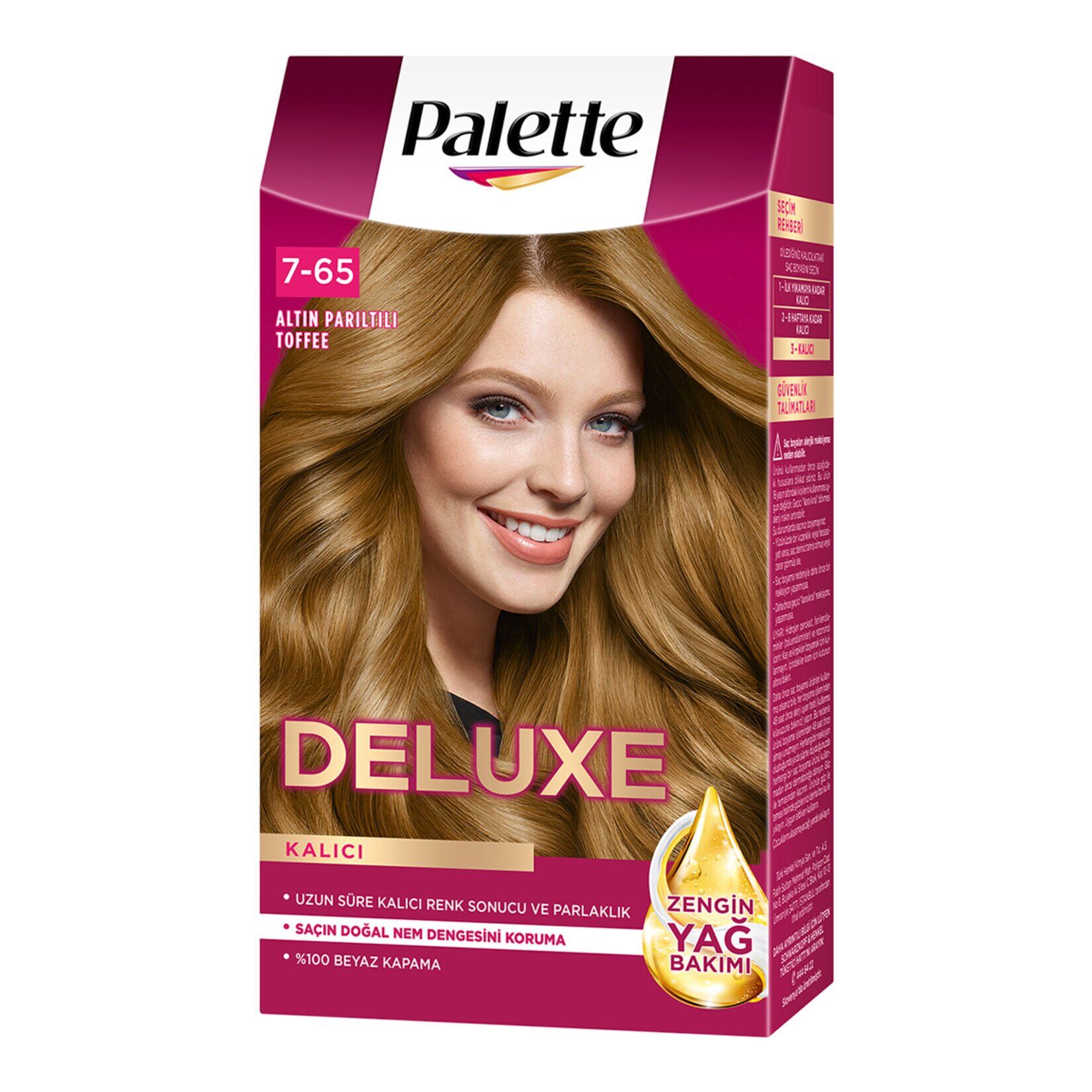 Palette Deluxe Saç Boyası Altın Parıltı Toffee 7-65