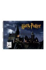 Harry Potter 25x35 15 Yaprak Karton Kapak Spiralli Resim Defteri