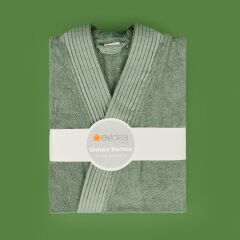 Soft Premium Unisex Bornoz - Haki - S / M