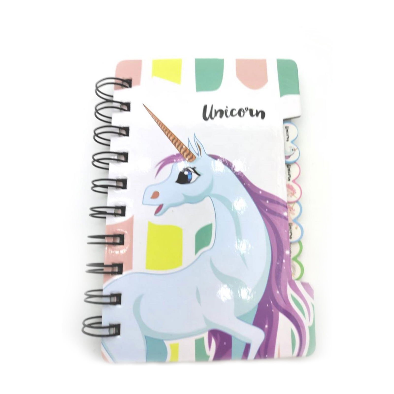 A6 Unicorn Not Defteri - Renkli - 8x10x2 cm