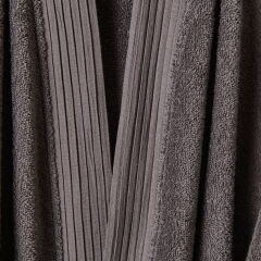 Soft Premium Unisex Bornoz - Antrasit - S / M