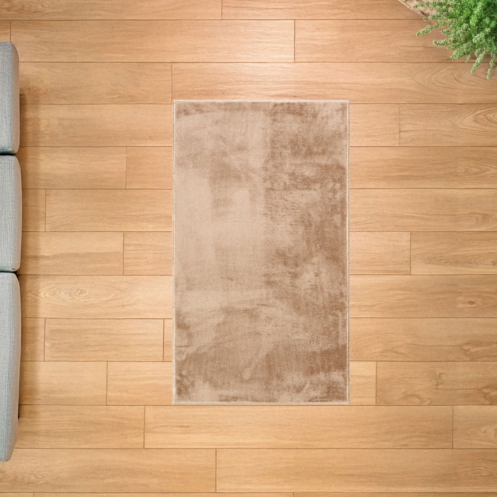 Soft Simirna Post Halı - Vizon - 80x140 cm