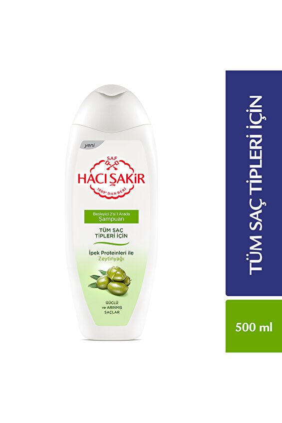 Hacı Şakir Şampuan Zeytinyağı 500 ml