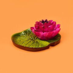 Deco Lotus Dekoratif Tabak - Pembe - 12 cm
